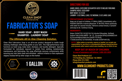 Fabricator's Soap - Heavy Duty Metal Removing Shop Soap