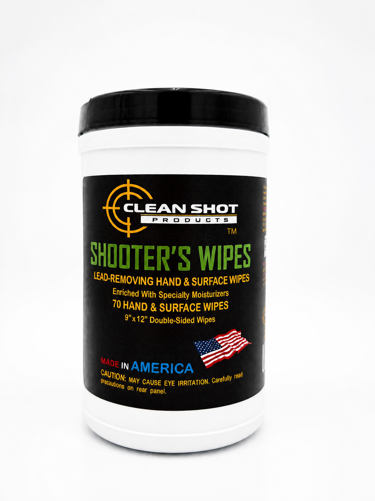 Shooter's Wipes - Lead Removing Wipes for the Range Bag